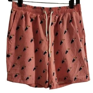 Mosmann Australia‎ - Toucan Swim Shorts Men's medium Lined Drawstring Pocket